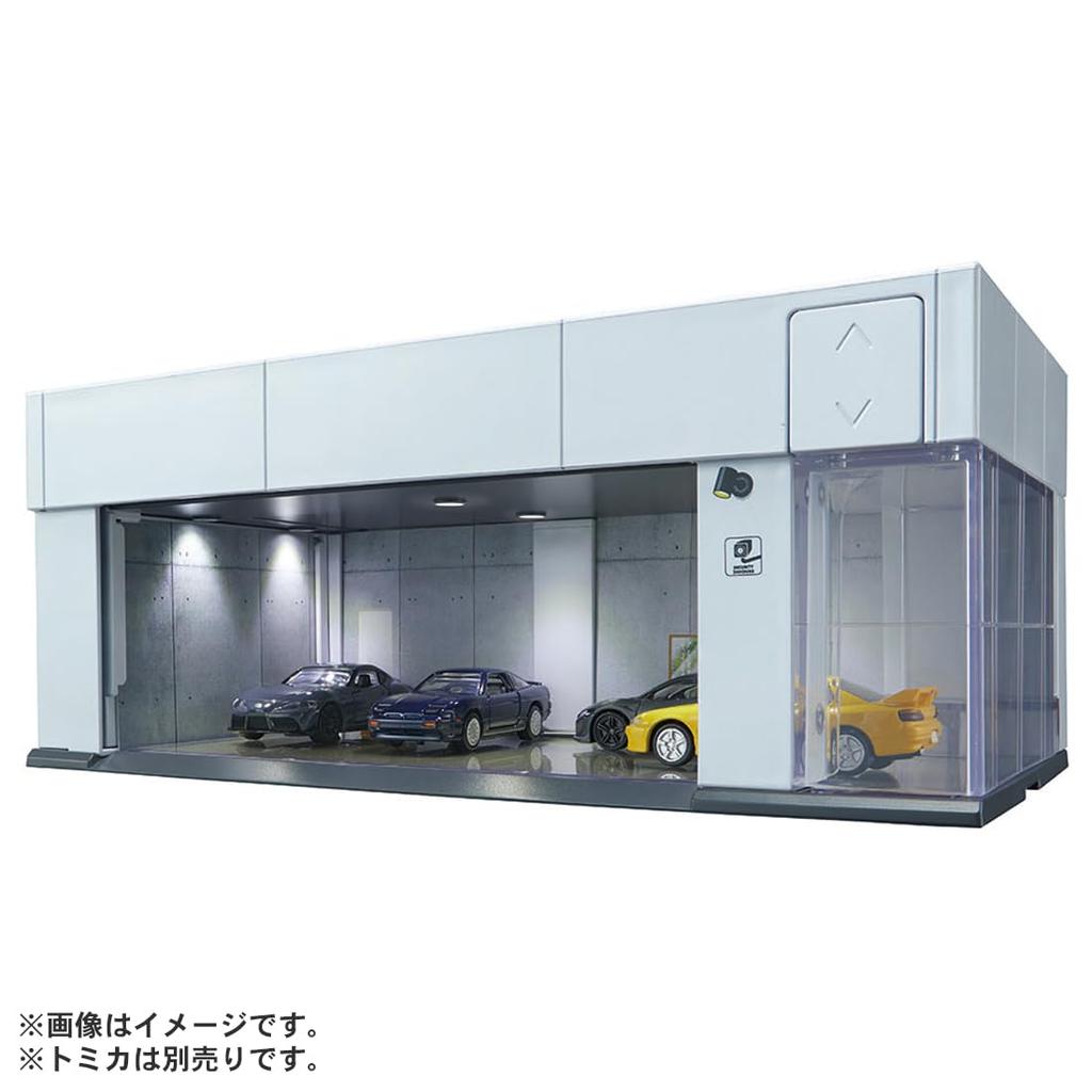 TAKARA TOMY Tomica Premium Гараж Tomica Серебристо-белый Стандартное издание Миниатюрная модель автомобиля Игрушка для детей от 6 лет