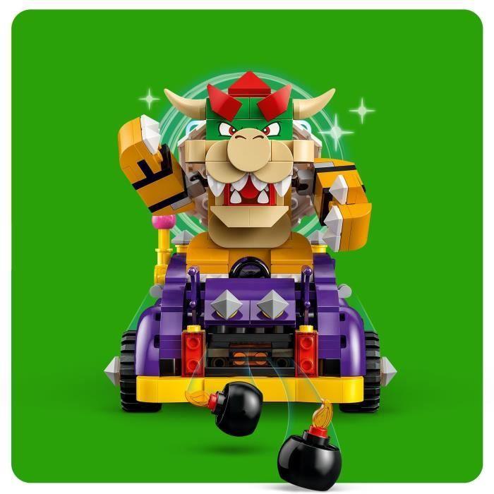 Lego® 71431 super mario ensemble d'extension bolide de bowser, jouet de kart pour enfants dès 8 ans avec figurine bowser