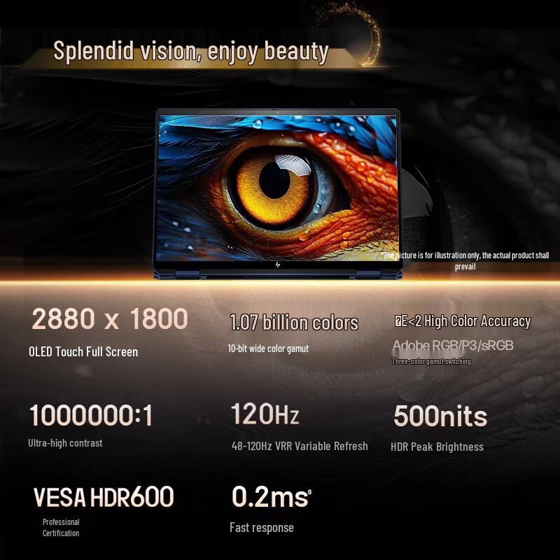 HP Ультрабук 2-в-1 OmniBook Ultra 14-дюймовый с OLED-дисплеем (Китайская версия)