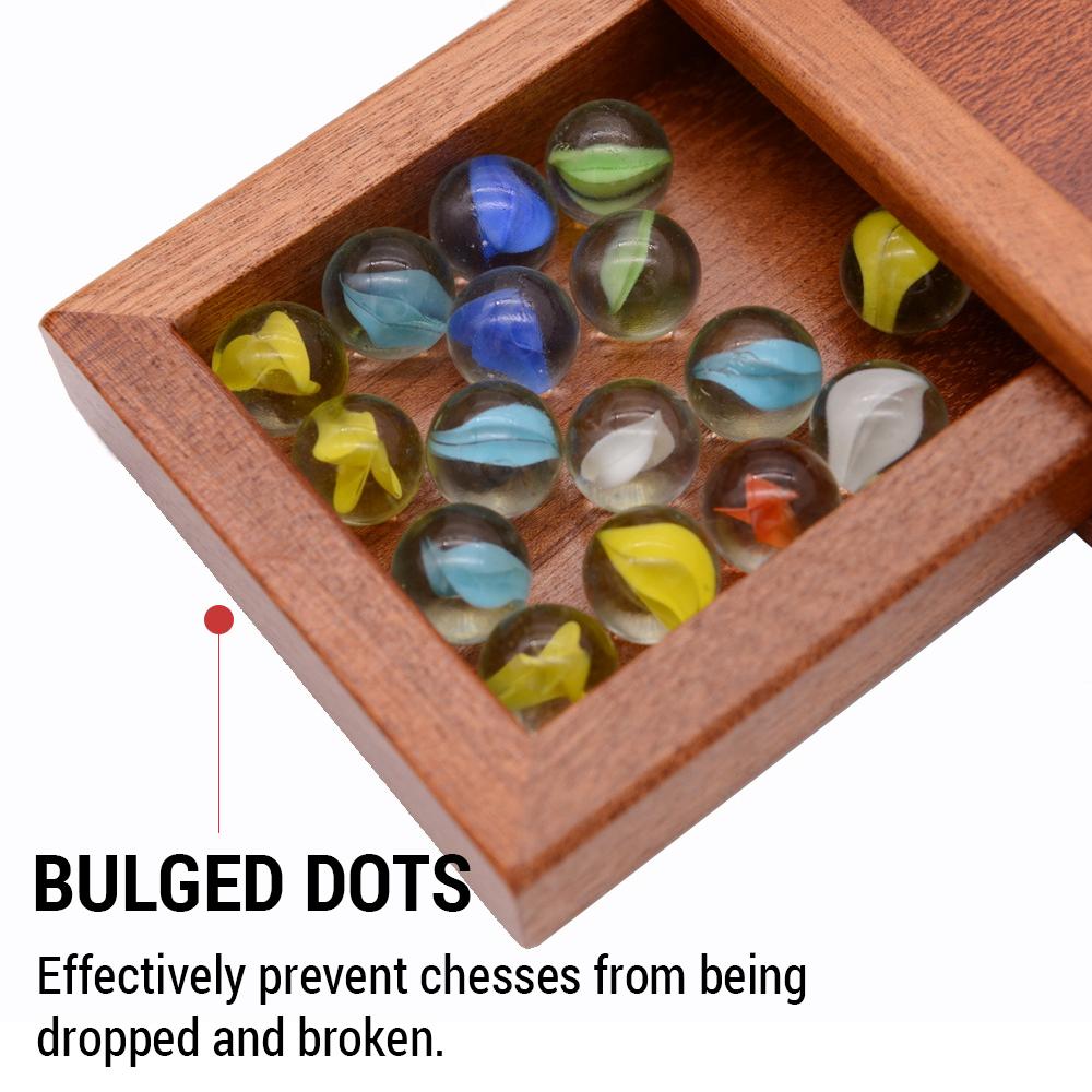 Набор деревянных китайских шашек с ящиком для хранения, настольная игра в шахматы для детей и взрослых
