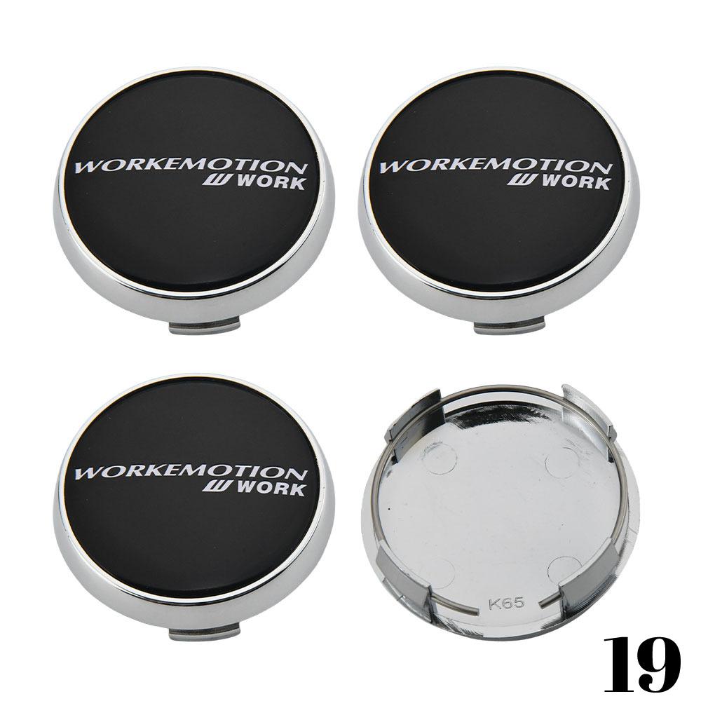 WORK EMOTION Wheel Center Cap 65mm VS EQUIP MEISTER Emblem Sport Rim Hubcap 66mm Wheel Cover Cap 68mm Car Styling Accessories