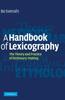 Книга A Handbook of Lexicography : The Theory and Practice of Dictionary-Making