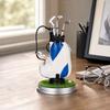 Golf Pen Holder Set, Mini Golf Bag Desk Organizer with 3 Golf Club Pens, Novelty Office Decor for Men, Business Gift