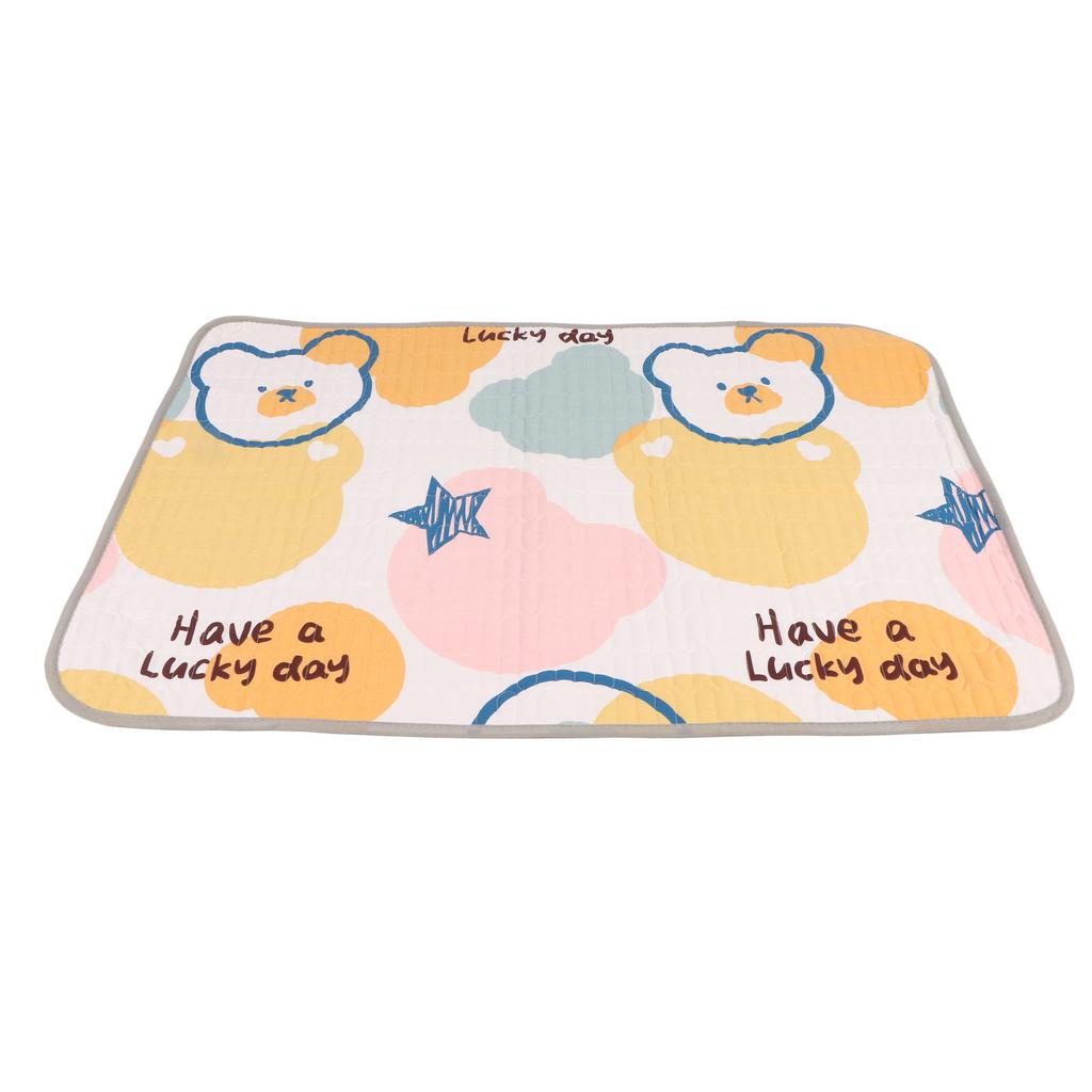 Подушки для кровати моющиеся водонепроницаемые 28x39,4 дюйма впитывающие воду мягкие, приятные для кожи матрасы с мочой милый медведь