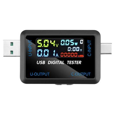 10 в 1 USB-тестер DC Цифровой вольтметр Амперметр Измеритель напряжения Вольт Амперметр Детектор Индикатор зарядного устройства Power Bank