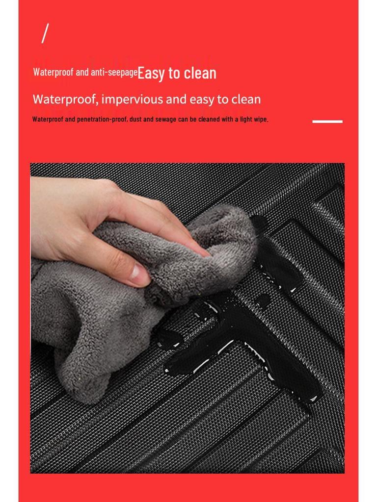 Tesla Model 3 Trunk & Frunk All-Weather Mat Set - Non-Slip, Wear-Resistant, Eco-Friendly.