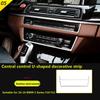 Подходит для моделей BMW 10-16 5 серии F10 F11, модификация интерьера, центральная панель управления, CD-панель, декоративная, яркая.
