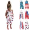 Summer Children Ha Clothing Condole Sleeveless Backless Independence Day Jumpsuit