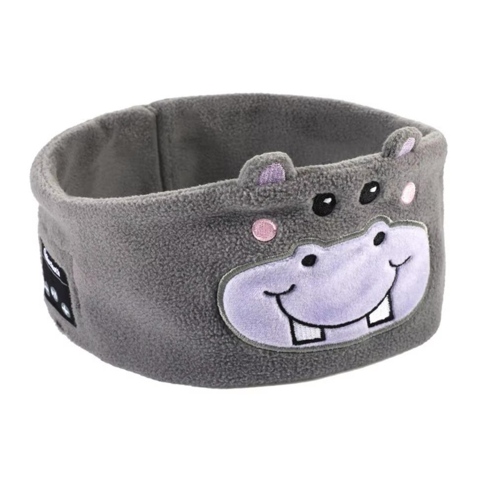 Thin Speakers Bluetooth Headphones Eye Mask Soft Plush Speakers Headband Not-in-Ear Design