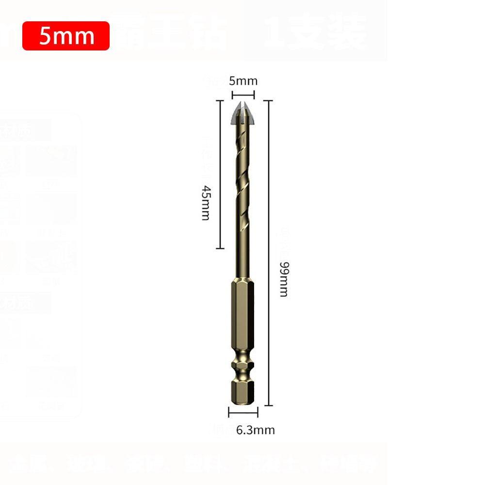 1 шт. сверло для открывания отверстий крестообразное сверло по плитке 3-12 мм сплав сверло инструмент для сверления стекла металла керамики