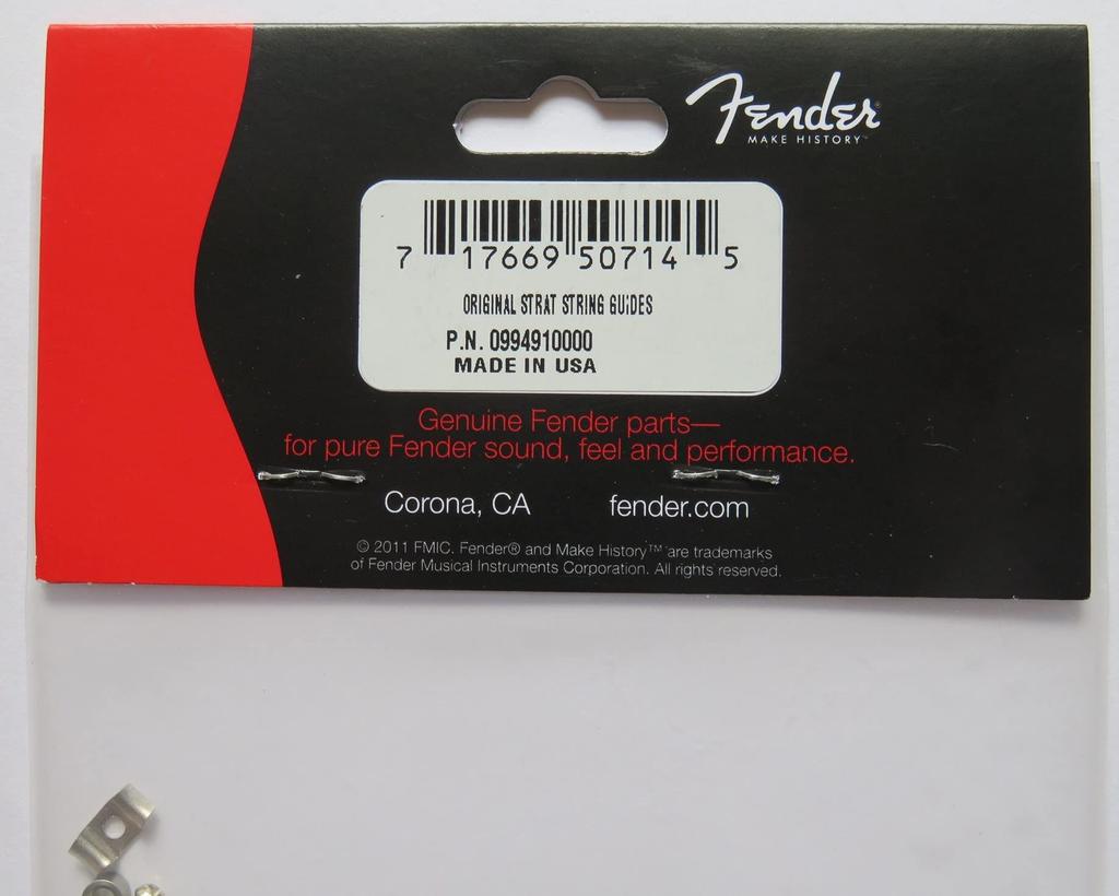 Fender Оригинальные направляющие для струн Strat [item]