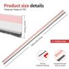 Door Sweep for Bottom of Door 39.3inch "L Integrated Design with Brush Self Adhesive Under Door Draft Stopper  Door Seal Dust