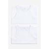 H M Regular Fit Sleeveless Top 2 Piece Set wHite