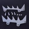 LETAOSK 2 шт. Серебристый набор шипов на бампер для пилы Fit for STIHL 044 046 064 065 066 MS440 MS460 MS640 MS650 MS660
