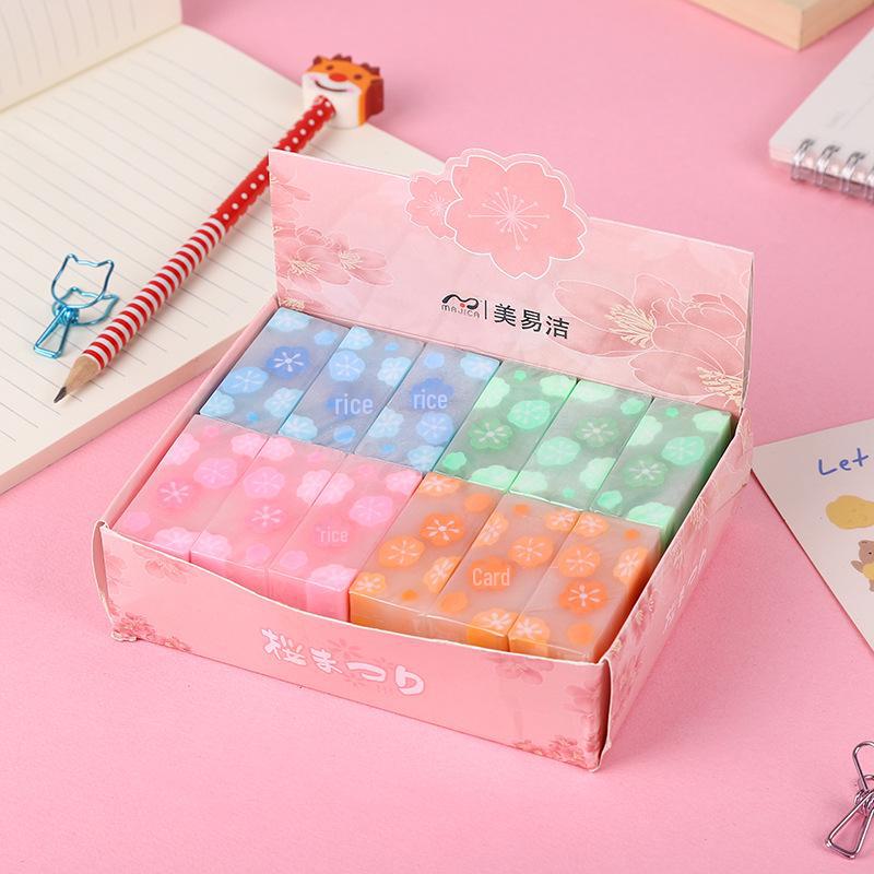 Ластик-сэндвич с изображением динозавра из мультфильма для учащихся начальной школы — инструмент для исправления почерка с минимальными ошибками