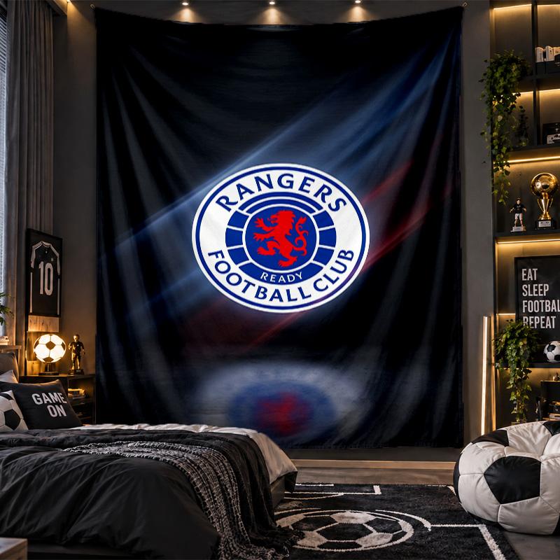 Wall Hanging Tapestry Rangers FC Print Cloth for Living Room Bedroom Home Decor