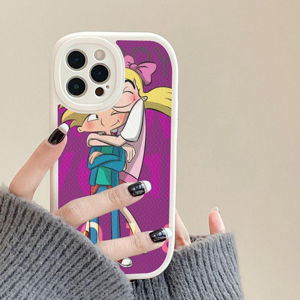 Привет, Мультяшный чехол для телефона Арнольда, Жесткая кожа, Для iPhone 14 13 12 Mini 11 14 Pro Max Xs X Xr 7 8 Plus Fundas