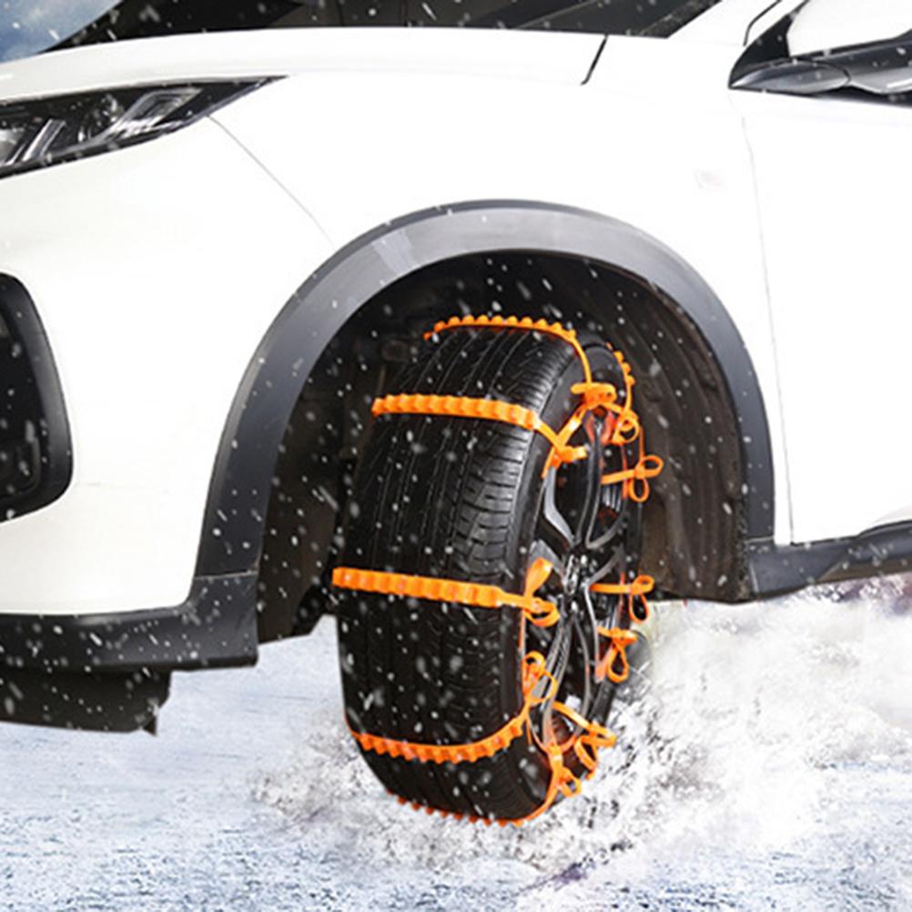 20Pcs Emergency Traction Snow Mud Tire Chains Anti Skid Snow Chains for SUV Car Driving