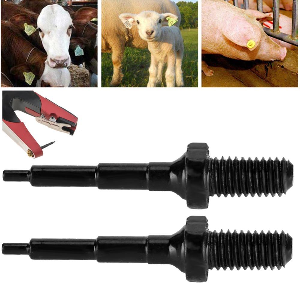 2pcs Electrophoretic Coating Ear Tag Needle Durable Marking Tool Accessories Ear Tagger Pin  Sheep