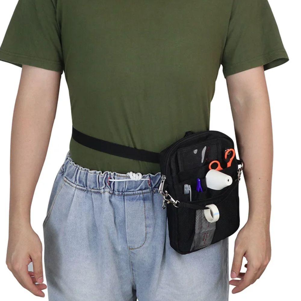 Multi Pocket Nurse Crossbody Bag Adjustable Strap Nurse Waist Pouch Nurse Hip Bag Nursing Home