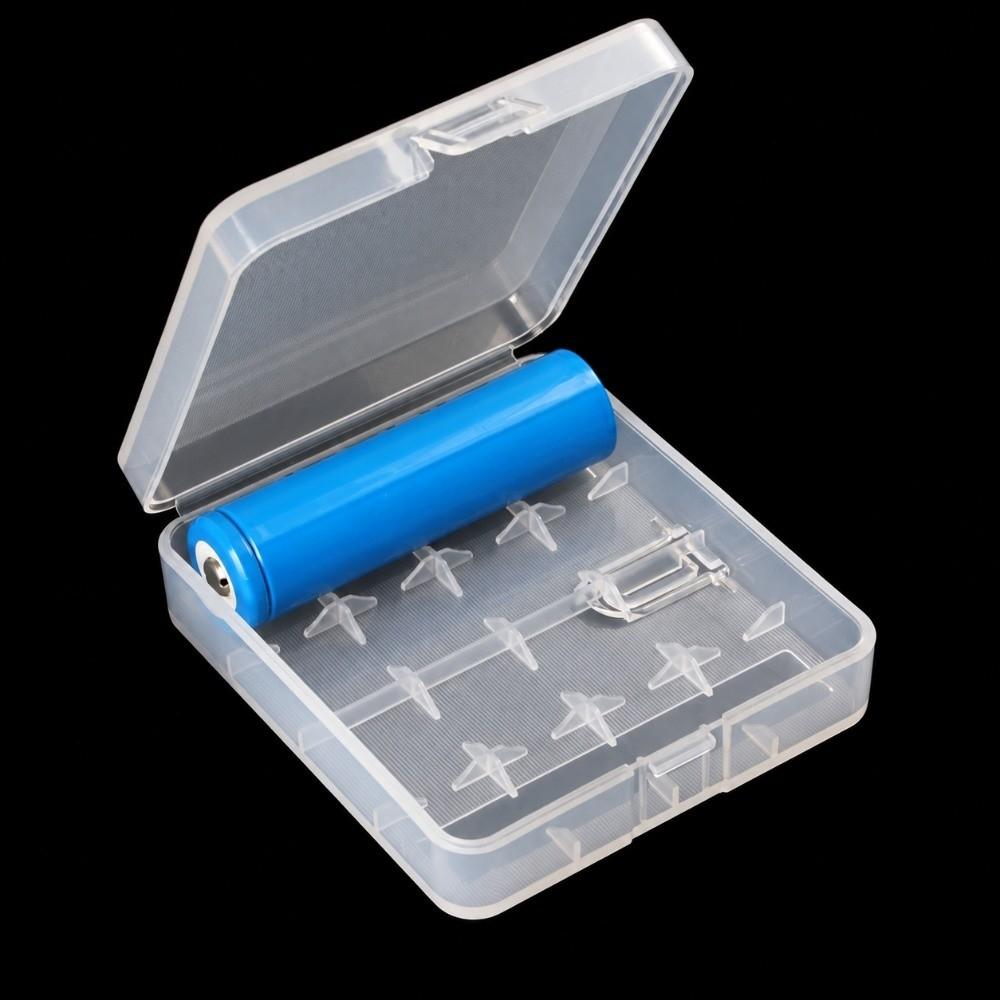 1pc Durable Plastic Battery Storage Box 2/4x 18650 Battery Container Battery Storage