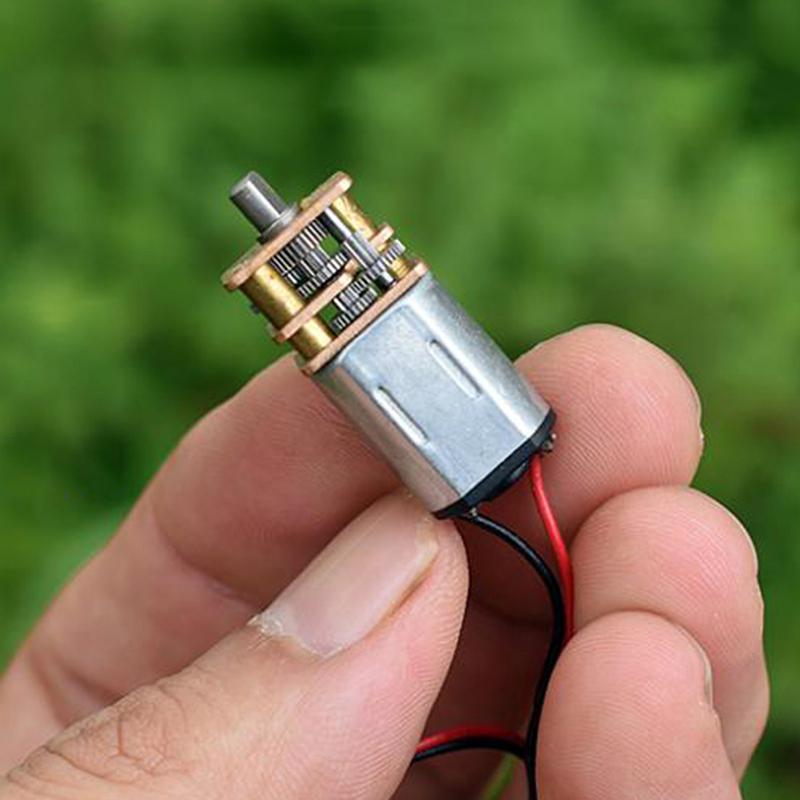 DC3V-6V 5V 28RPM Медленный редуктор Micro Mini N20 Полностью металлический мотор-редуктор