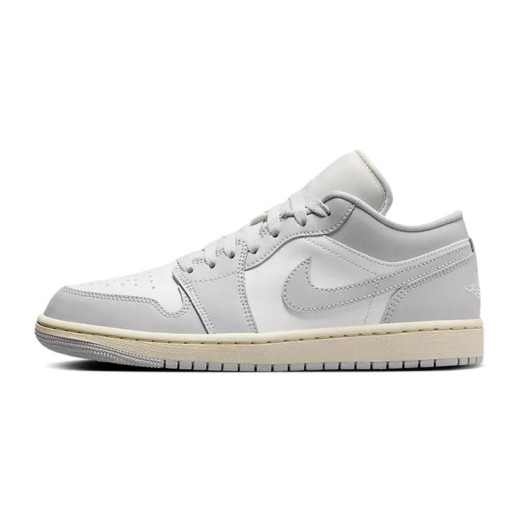 Jordan Air Jordan 1 Vintage Basketball Shoes Women's Low top Gray/White DC0774-103(Team56-)