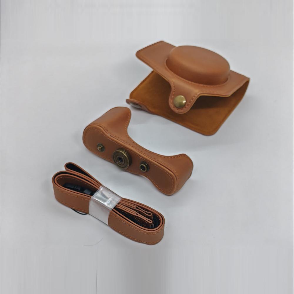 G7X II III PU Leather Camera Bag Case For Canon PowerShot G7X Mark II III G7XIII G7X3 G7XII G7X2 Full Body Cover With Strap