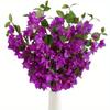 12 PCS Artificial Flowers Silk Bougainvillea 80cm Long Stem Fake Bougainvillea Hanging Vines Climbing Bougainvillea for Wedding Home Garden DIY Decor