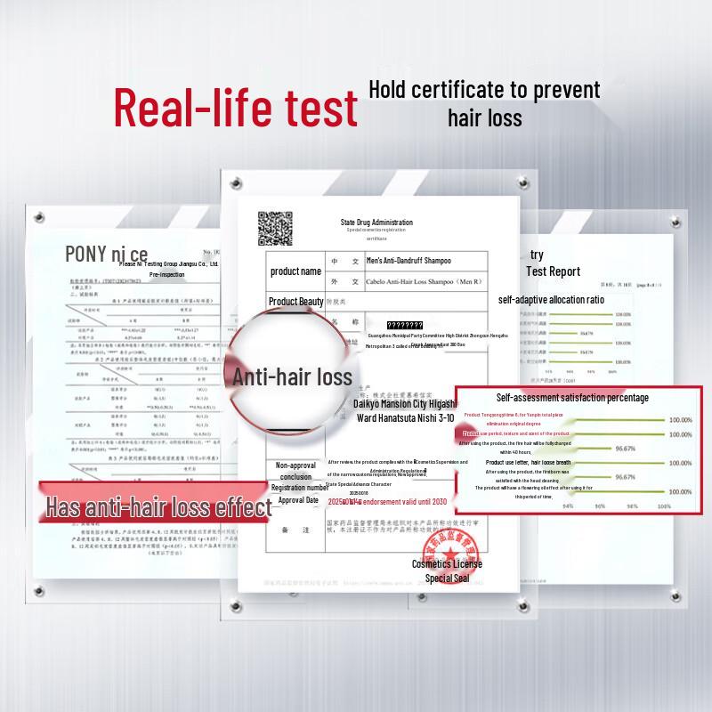 Kabeluo Men's Anti-Hair Loss Shampoo