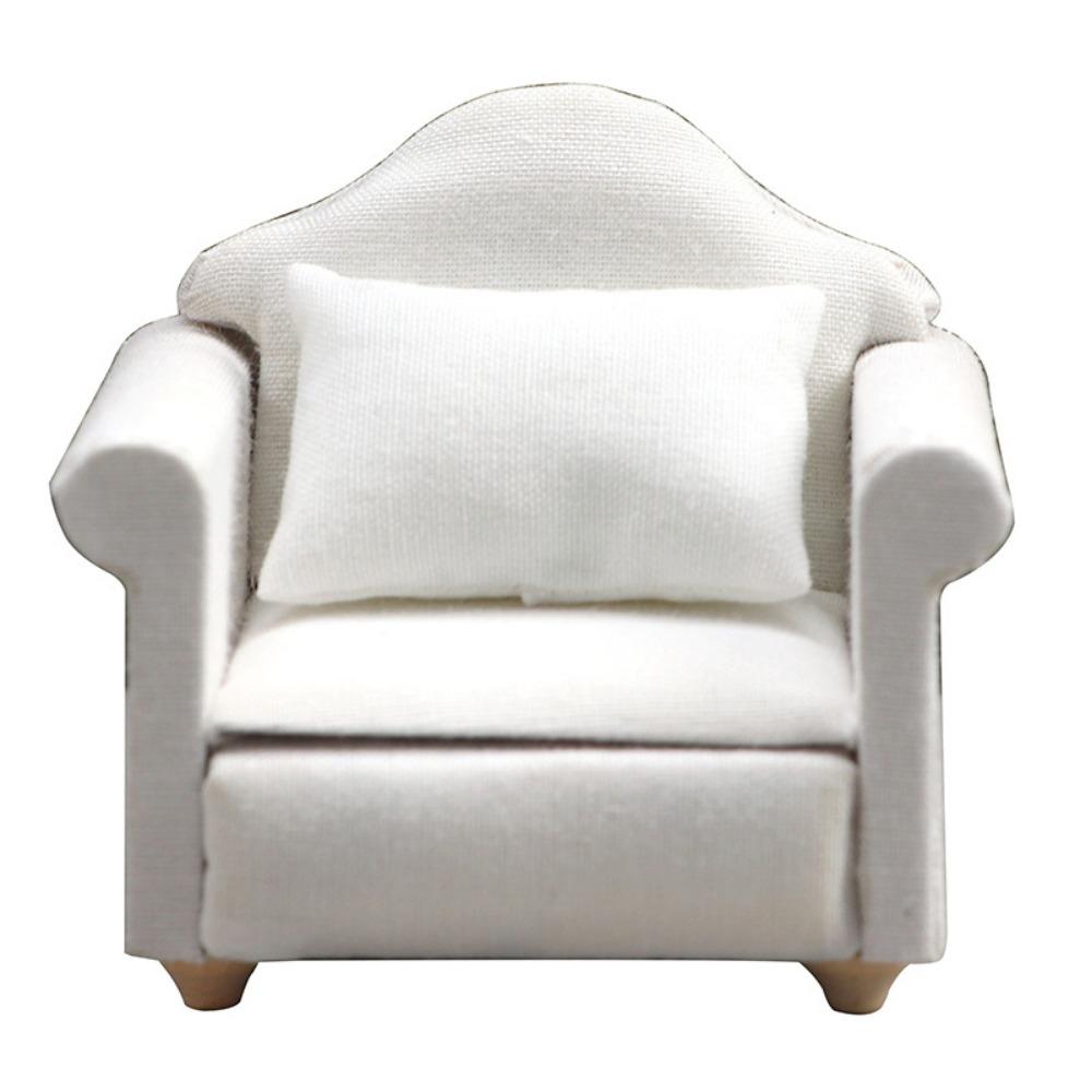 Cute 1:12 Dolls Sofa Pillows Set 8*6.5*7.5cm Miniature Doll House Accessories  Children Toys Gift