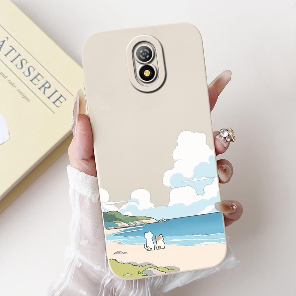 For Itel A16 / Itel A16 Plus Phone Cases Cover Flowe Rabbit Panda Avocado Soft Silicone Protective Bumper itela16 a16+ a16plus