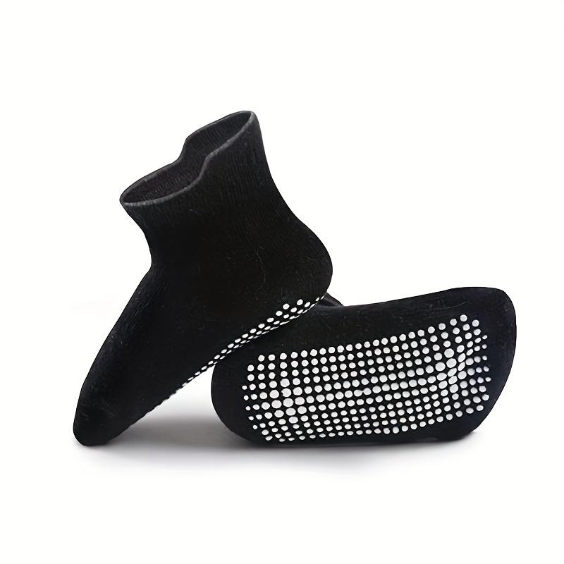 6 Pairs Baby Non Slip Ankle Socks, Toddler Socks with Grips for Kids, Infants Boys and Girls 6-24 Months, Anti Skid Ankle Socks