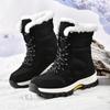 36-45 Mens/ Women's High-top Winter Boots Large-size Outdoor Anti-slip Waterproof Women's Snow Boots