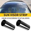 Универсальный солнцезащитный козырек для автомобиля, полоса для солнцезащитного козырька, виниловая водонепроницаемая баннерная полоса, аксессуары для защиты автомобиля