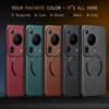 Magnetic For Magsafe Leather Case For Huawei Pura 70 Ultra Luxury Wireless Charge Shockproof Soft Cover For Huawei Pura 70 + Pro