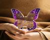 Grandma Nana Gift Idea: Butterfly-Shaped Acrylic Plaque – Birthday/Christmas/Thanksgiving Gift.