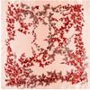 Luxury Scarf Women  New Scarf For Ladies Luxury Brand Hijab Silk Satin Shawl Scarfs Ivy Leaves Print Square Head Scarves