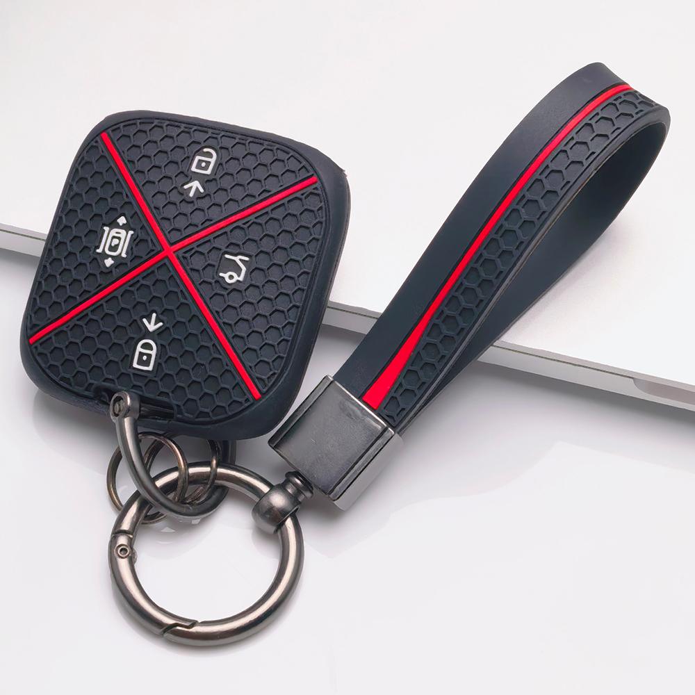 Сотовая накладка на ключ автомобиля для Zeekr Zeekr 001 Zeekr 009 Zeekr X Zeekr 007 с брелоком Сотовая текстура Износостойкий защитный чехол для брелока