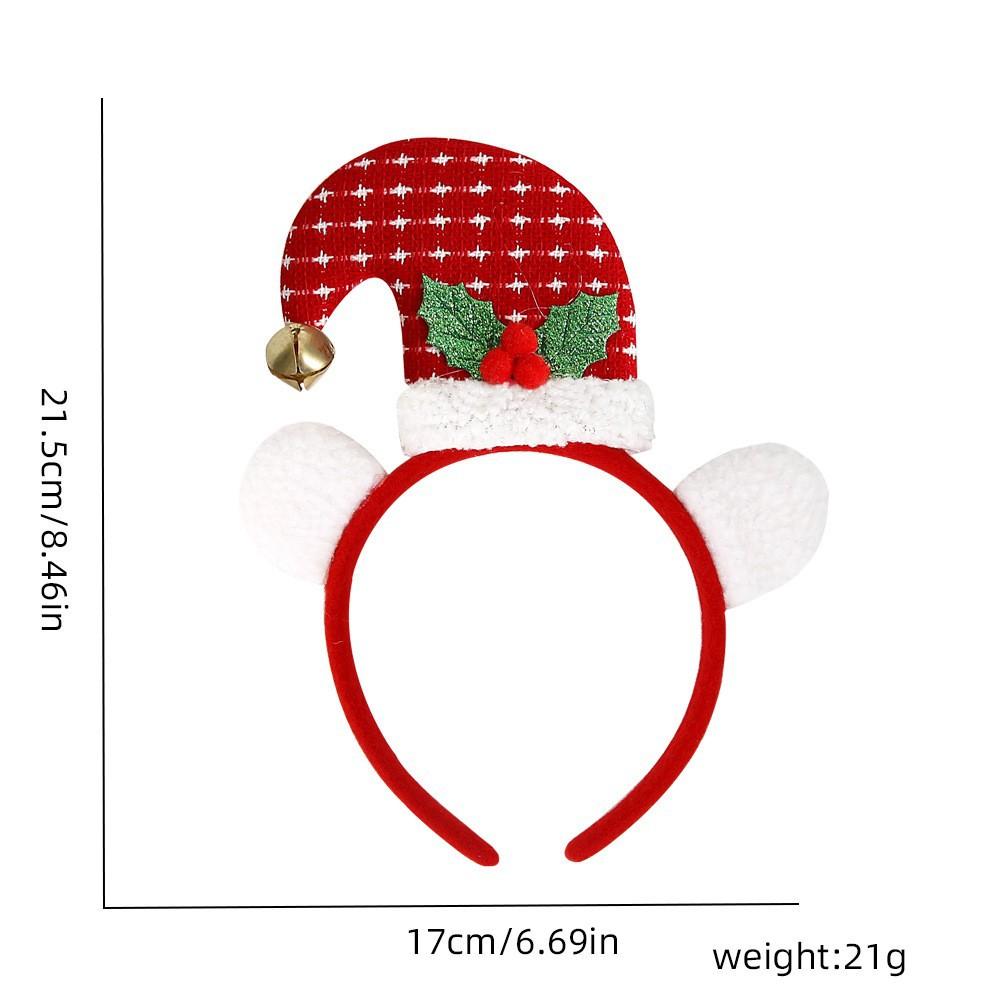 Cute Cartoon Christmas Headwear Photo Props Xmas Hat Bands Christmas Headband  Christmas Decor