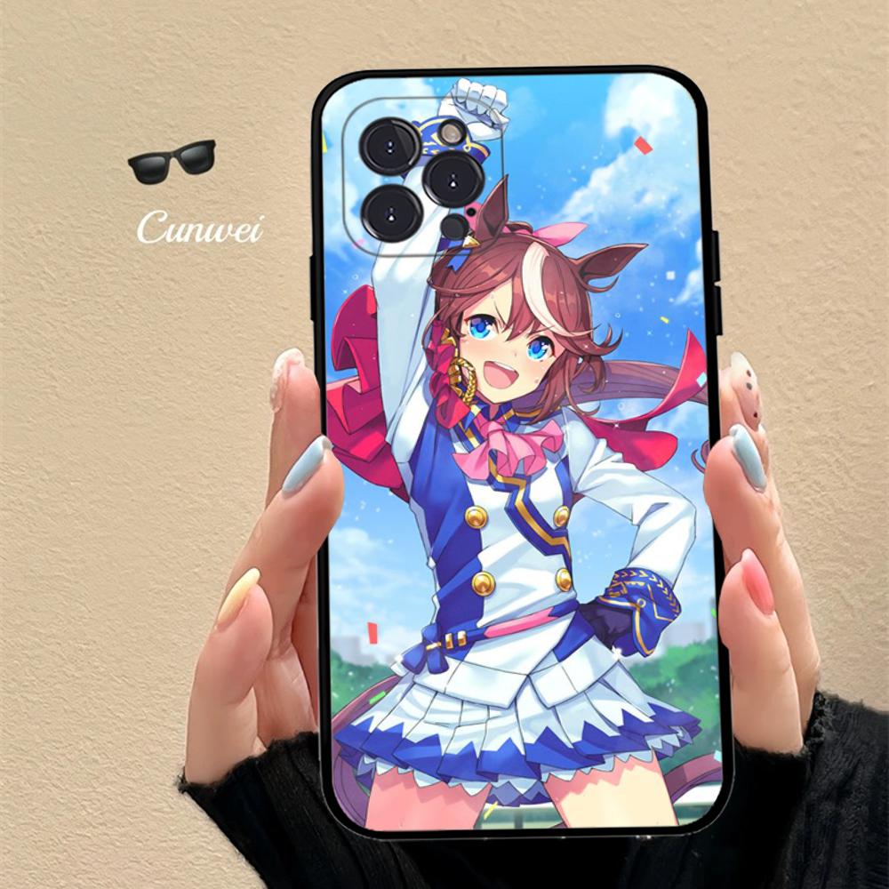 Чехол для телефона Аниме Ума Мусуме Претти Дерби Токай Тейо Для IPhone 16 15 14 11 12 13 Mini Pro XS Max Чехол 6 7 8 Plus X Funda Shell