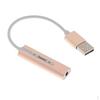 USB на 3,5 мм Аудиоадаптер для микрофона и наушников, Стереогарнитура