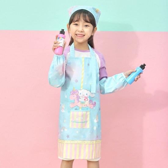 Cinnamoroll Children's Waterproof Apron Set Art Gown Set Sanrio Apron, a Popular Character In Korea