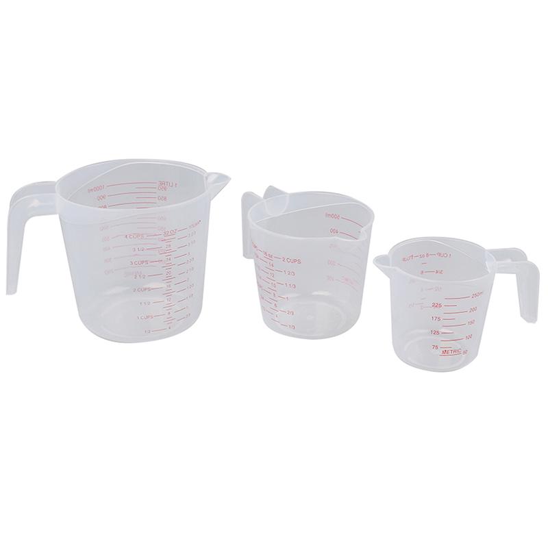 High Quality Plastic Measuring Jug Large Capacity Scale Cup 250/500/1000Ml
