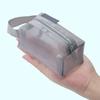 Нейлоновая сетчатая сумка большой емкости с портативной ручкой, прозрачная видимая прочная молния, многофункциональная канцелярская бумага для студентов, косметическая помада, чехол для монет