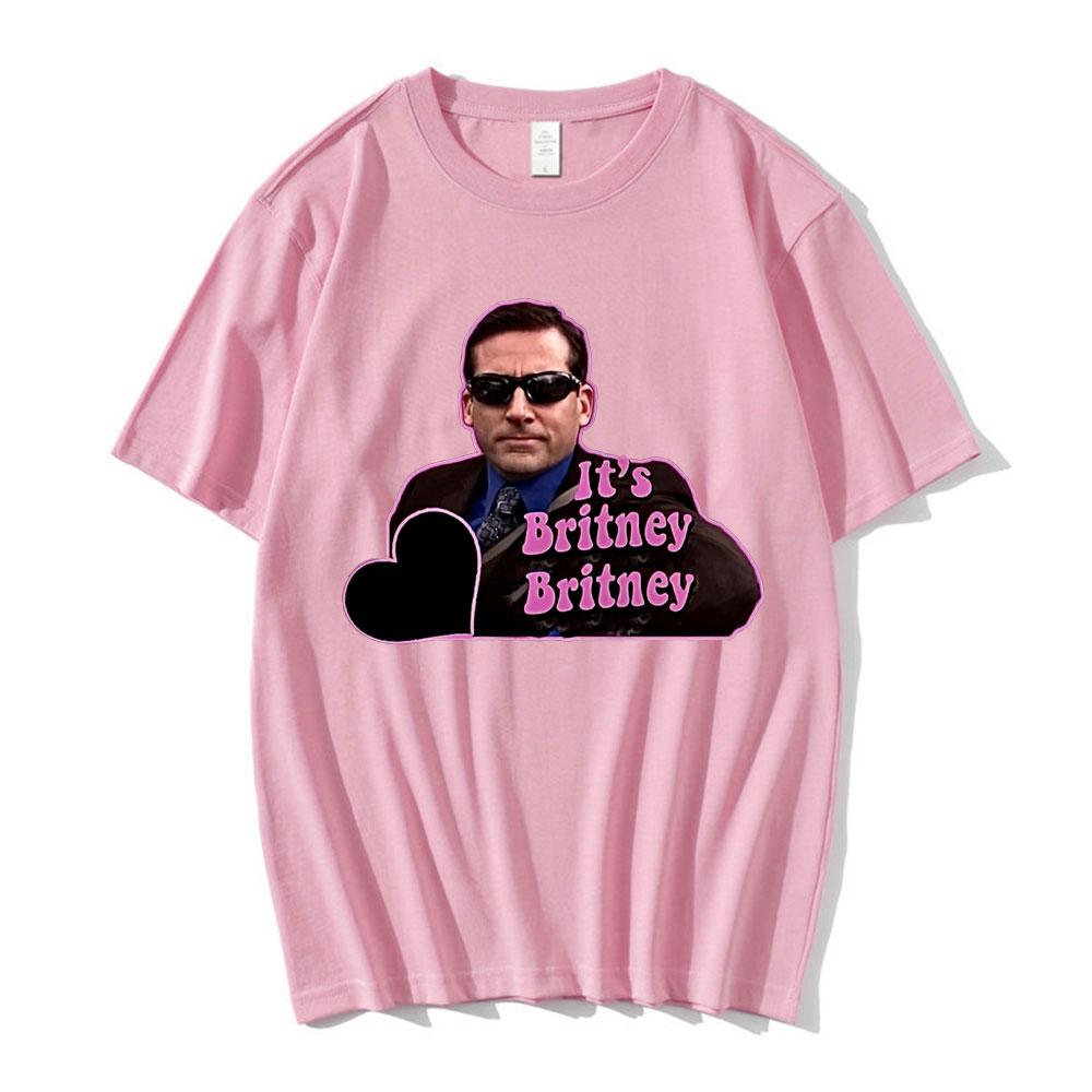 Michael Scott Homage The Office Unisex Tshirts Tv Series Dwight SchruteJim Halpert Its Britney Graphic Tshirt Streetwear Unisex