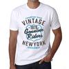 Мужская винтажная футболка с рисунком Футболка Genuine Riders 1979 White