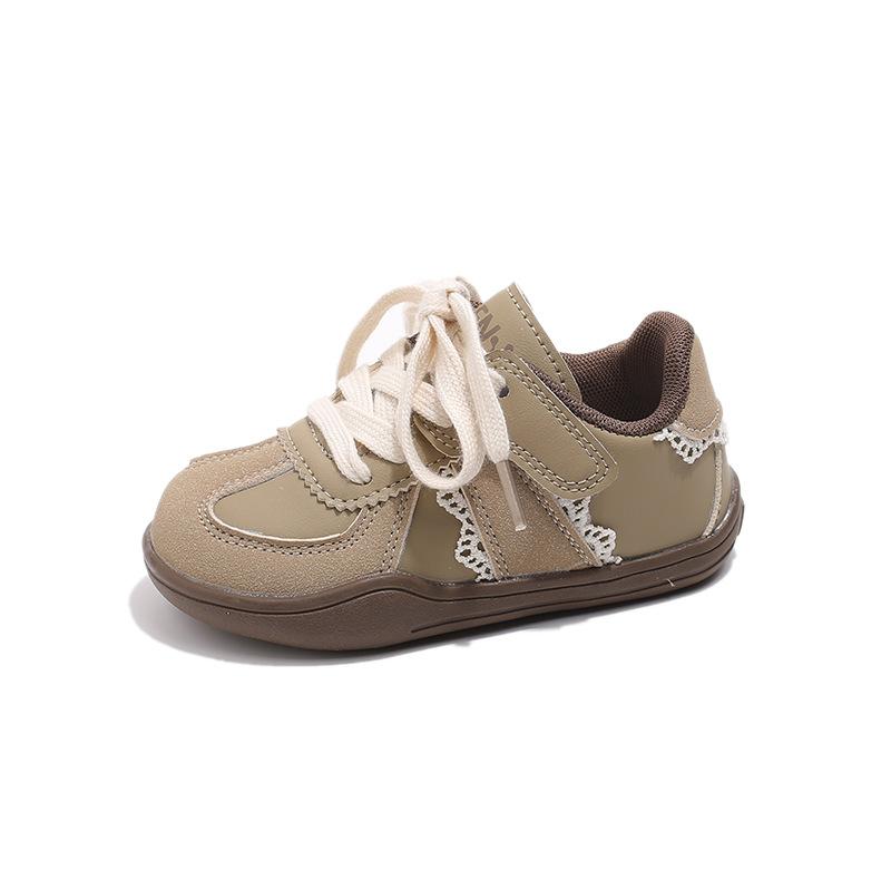 New autumn and winter white sneakers for boys, Korean-style casual shoes for girls, children's sneakers, student shoes