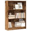 VidaXL Bookcase Old Wood 80x24x109 Cm Engineered Wood, Bookshelf, Book Holder, Book Support, Cabinet of 857842