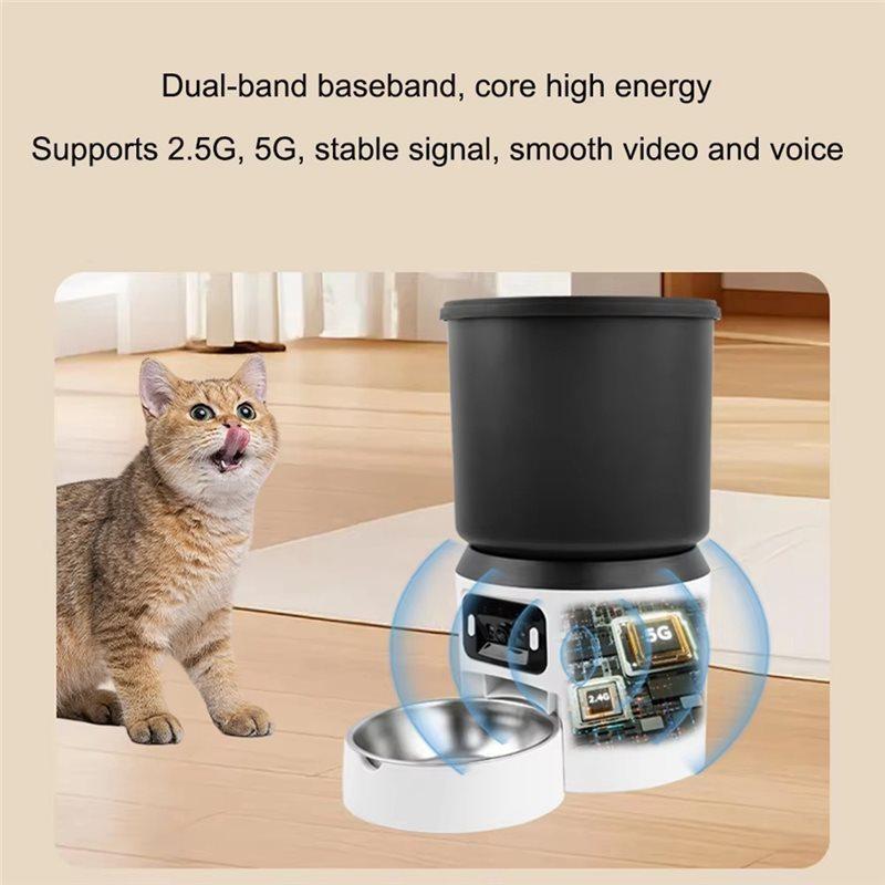 ABGH-Automatic Cat Feeder Automatic Cat Feeder With Camera Automatic Feeder Cat Dry Food